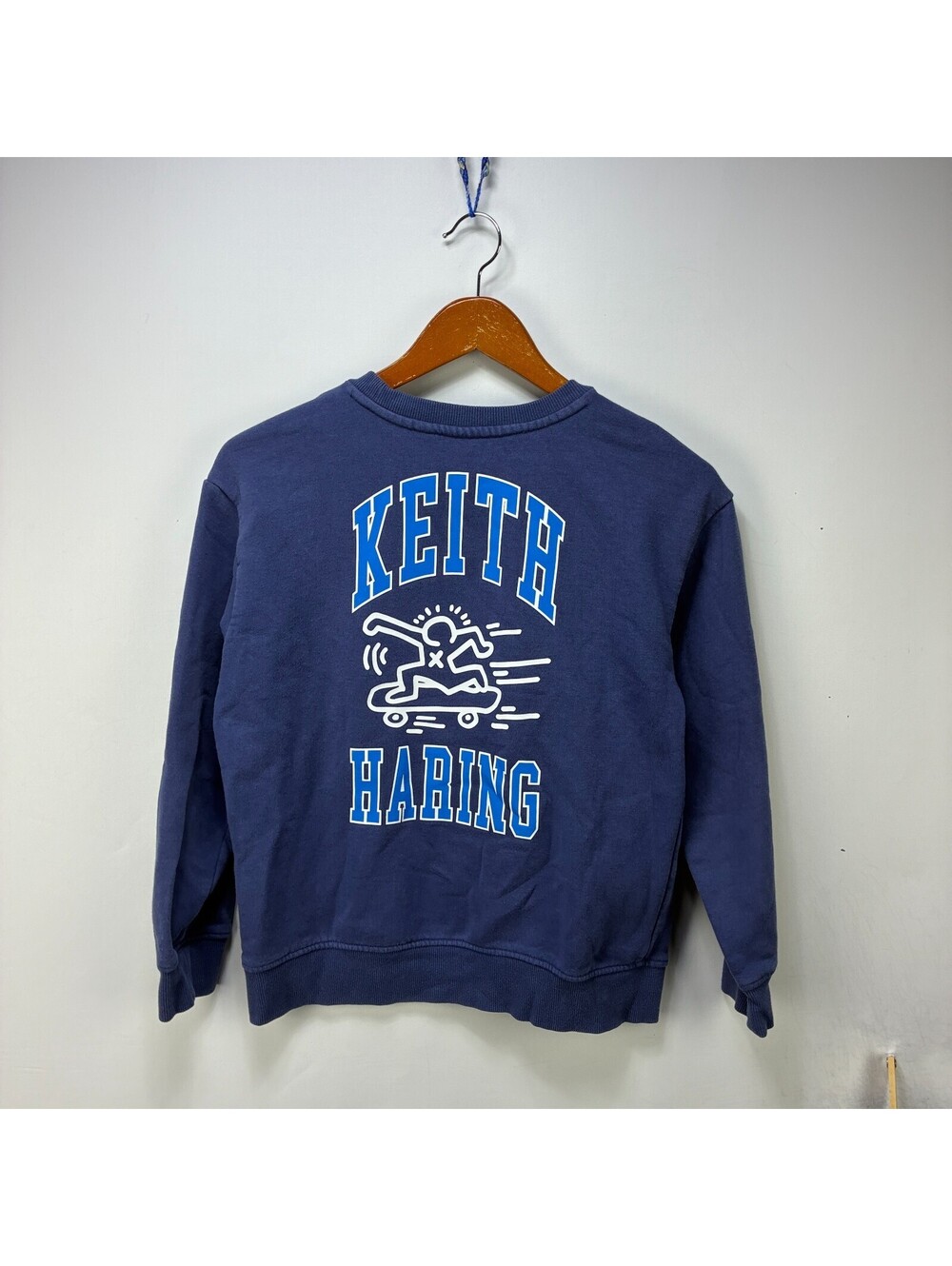 Vintage Keith Haring Skateboard Crewneck Sweatshirt Youth XL